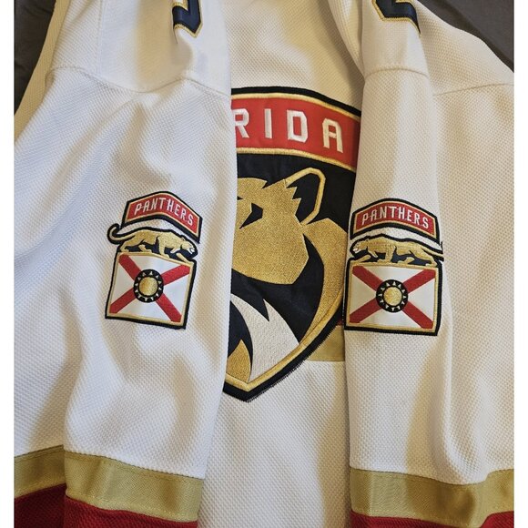 Florida Panthers Reebok Indo Edge Away Mens Jersey Player #5 Aaron Ekblad - Picture 7 of 16